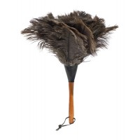 Ostrich Feather Duster - Wooden Handle - 35cm